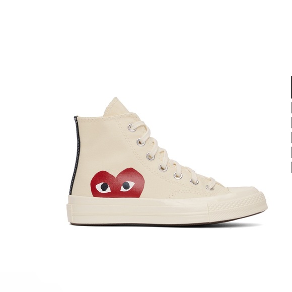 CONVERSE X CDG PLAY Chuck Taylor '70 High-Top Sneakers - Picture 2 of 5